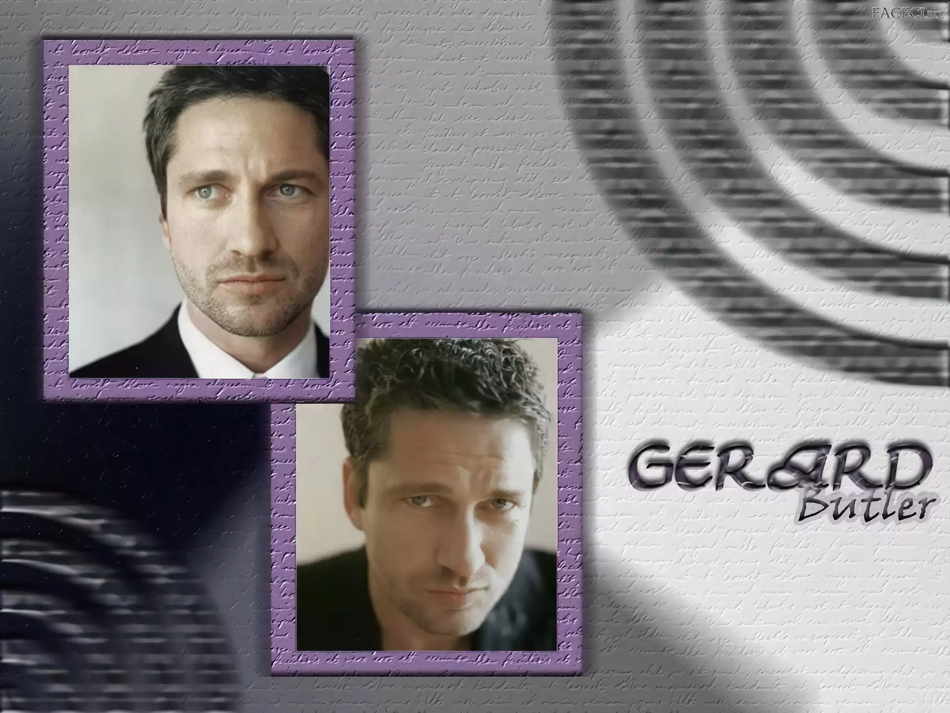 twarz, Gerard Butler