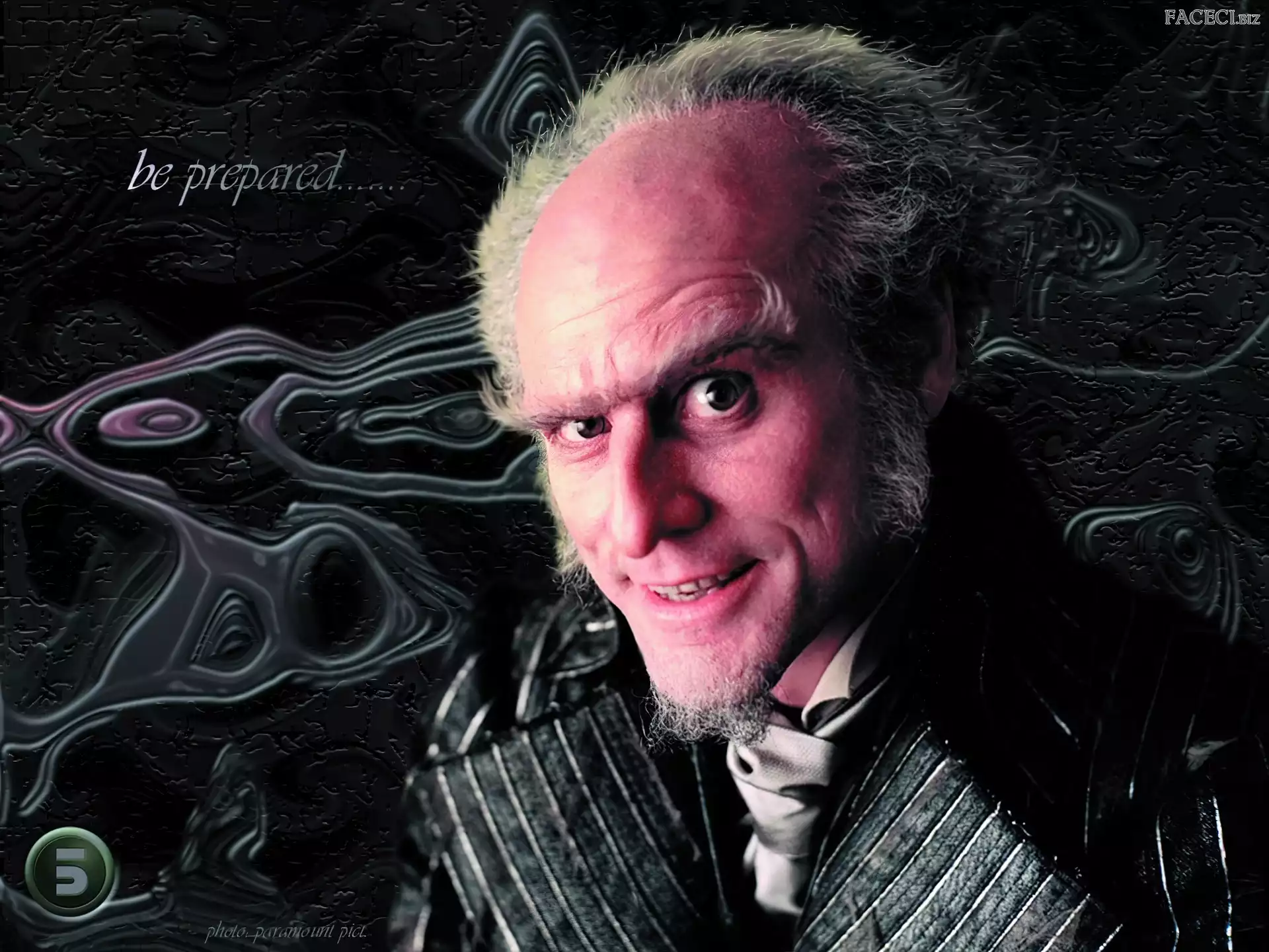 Jim Carrey, siwe włosy